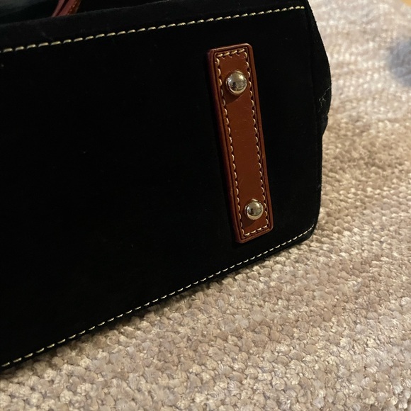 Dooney & Bourke Black and Brown Shoulder Bag - Picture 4 of 9